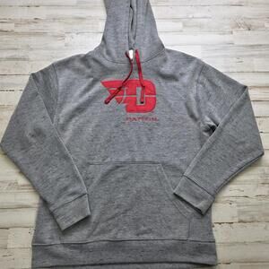 University of Dayton Flyers Champion Hoodie Sweatshirt Men’s Large Gray